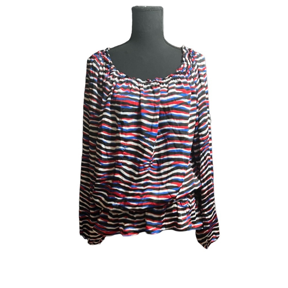 🍬 MICHAEL Michael Kors Striped Long-sleeved blouse